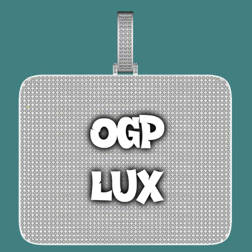 CUSTOM LETTER NECKLACE 3D BIG SQUARE