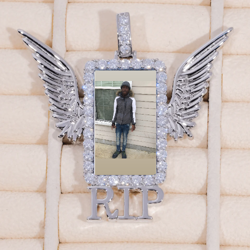 RIP WING 3D CUSTOM PICTURE PENDANT