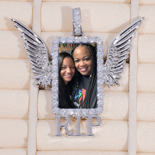 RIP WING 3D CUSTOM PICTURE PENDANT