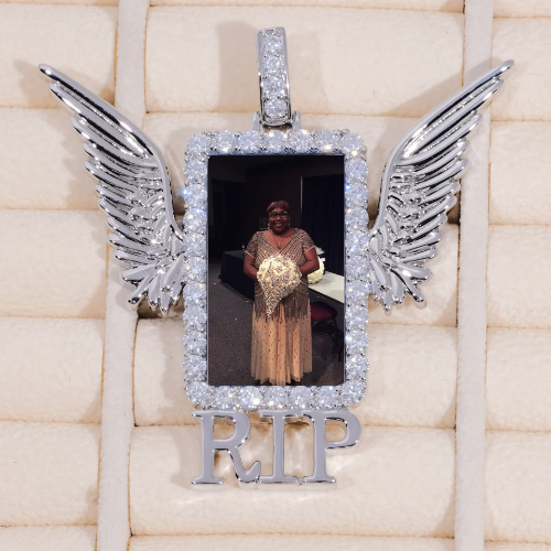 RIP WING 3D CUSTOM PICTURE PENDANT