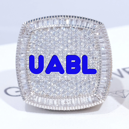CUSTOM LETTER 3D ICED RING