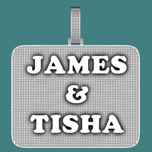 CUSTOM LETTER NECKLACE 3D BIG SQUARE
