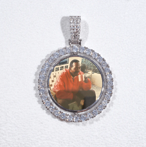 3D Spinning 2-Faced Custom Picture Pendant