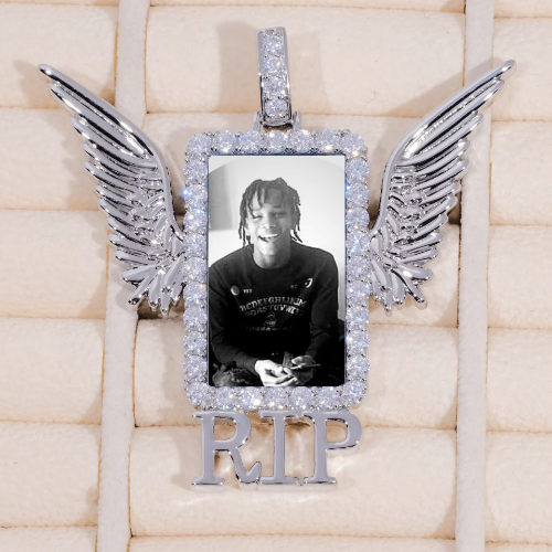 RIP WING 3D CUSTOM PICTURE PENDANT