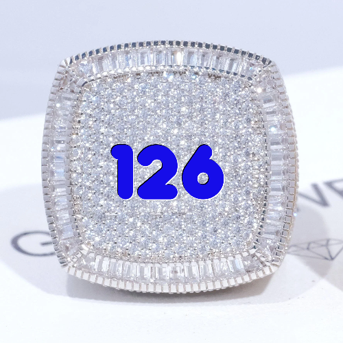 CUSTOM LETTER 3D ICED RING
