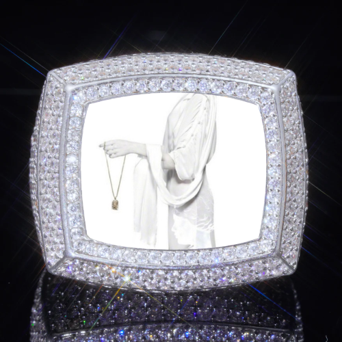 3D CUSTOM PICTURE ICED RING