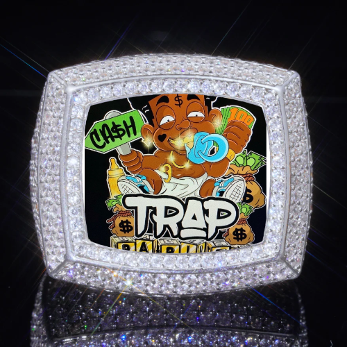 3D CUSTOM PICTURE ICED RING