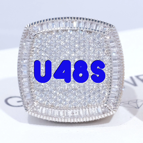 CUSTOM LETTER 3D ICED RING