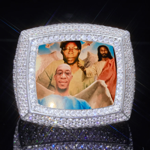 3D CUSTOM PICTURE ICED RING