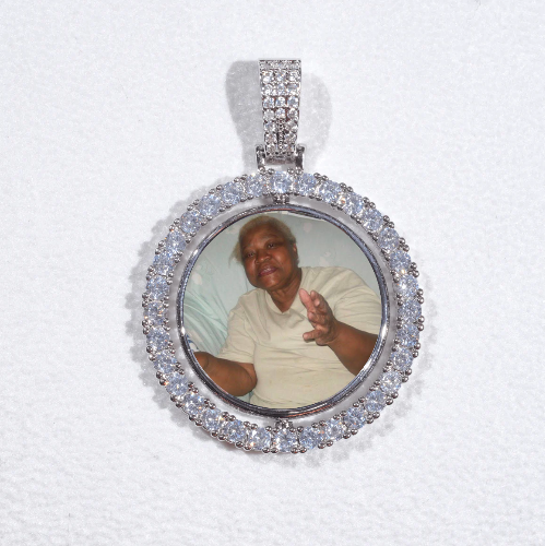 3D Spinning 2-Faced Custom Picture Pendant
