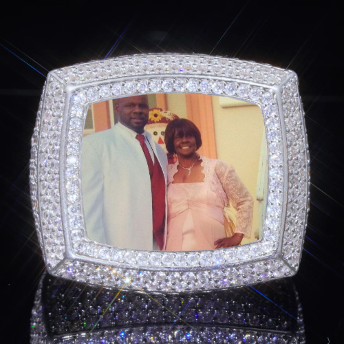 3D CUSTOM PICTURE ICED RING
