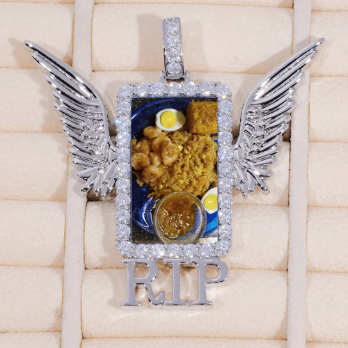RIP WING 3D CUSTOM PICTURE PENDANT