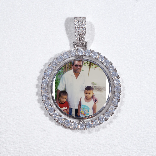 3D Spinning 2-Faced Custom Picture Pendant