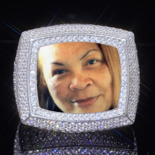 3D CUSTOM PICTURE ICED RING