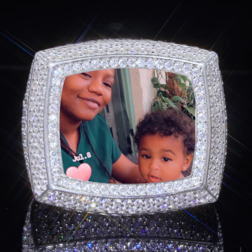 3D CUSTOM PICTURE ICED RING