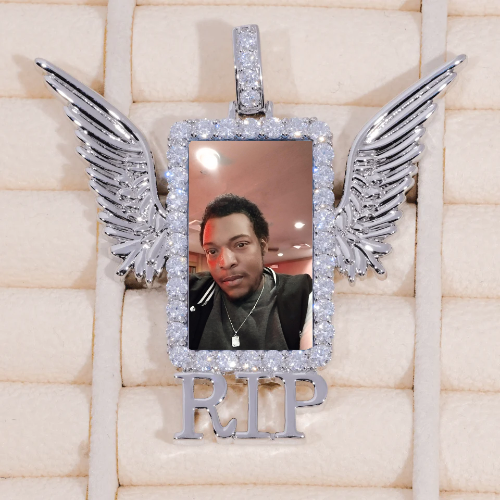 RIP WING 3D CUSTOM PICTURE PENDANT