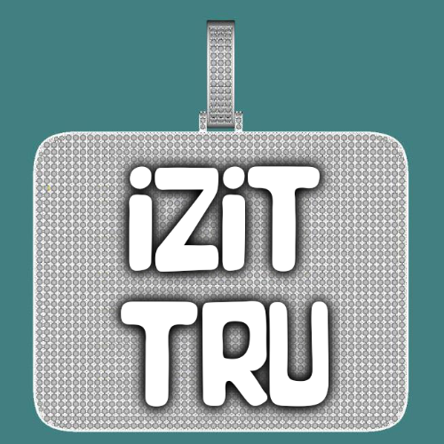 CUSTOM LETTER NECKLACE 3D BIG SQUARE